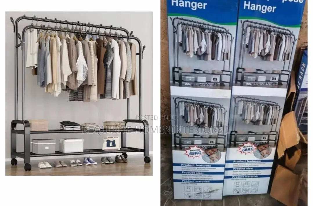 68kg Multipurpose Double Pole Cloth Hanger