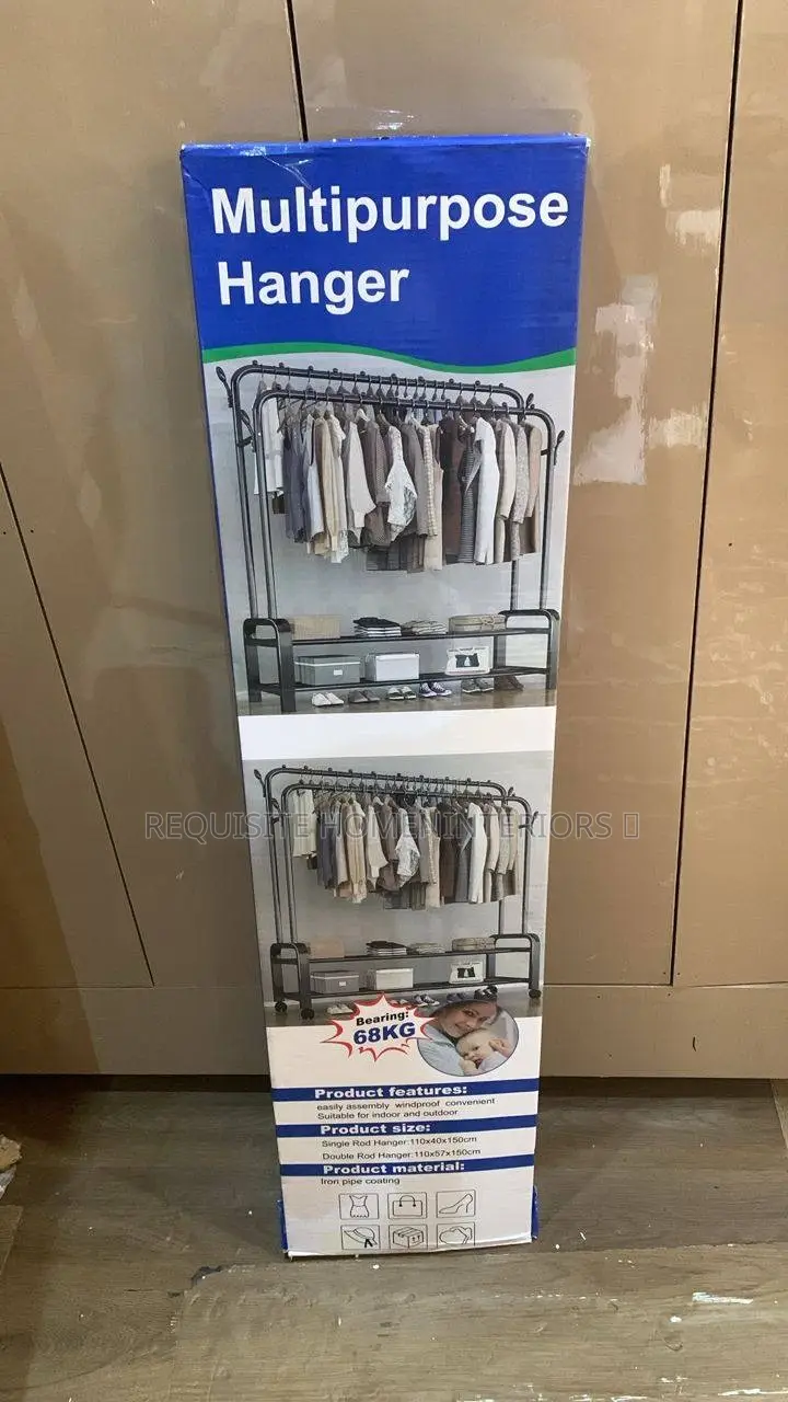 68kg Multipurpose Double Pole Cloth Hanger