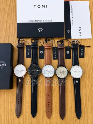 Tomi Leather Wristwatch