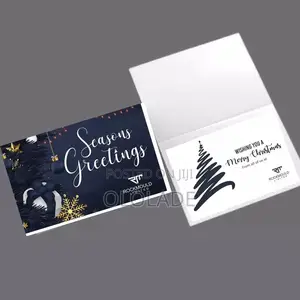 Season's Greeting Card Design, Merry Christmas Greetings Card,