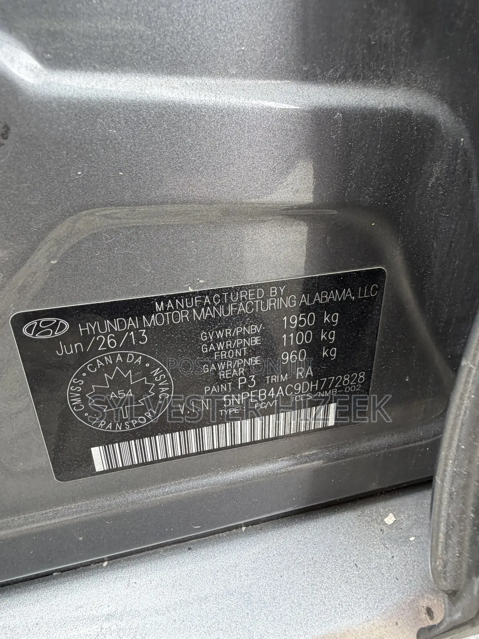 Hyundai Sonata 2013 Gray