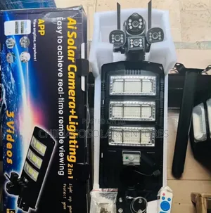 Solar Street Lights With Security Cameras.