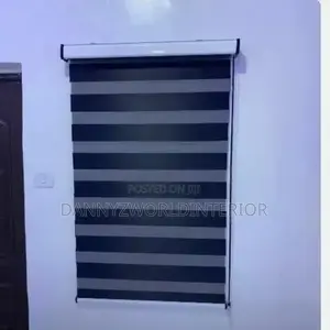 Black and White Window Blinds