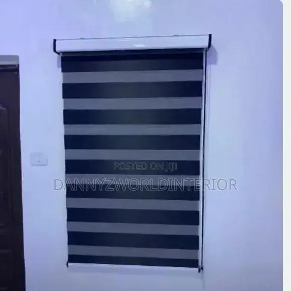 Black and White Window Blinds