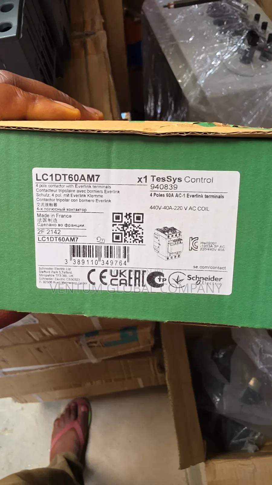 Contactor and Overload New Model Schneider