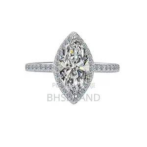 Moissanite Engagement Proposal Ring