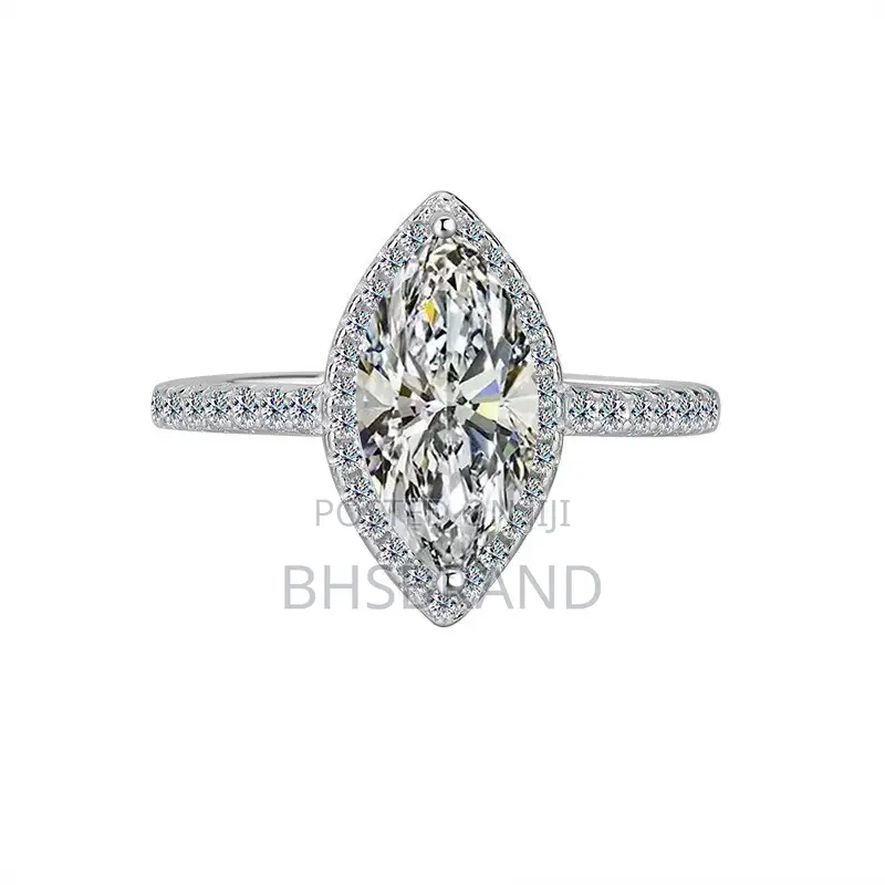 Moissanite Engagement Proposal Ring