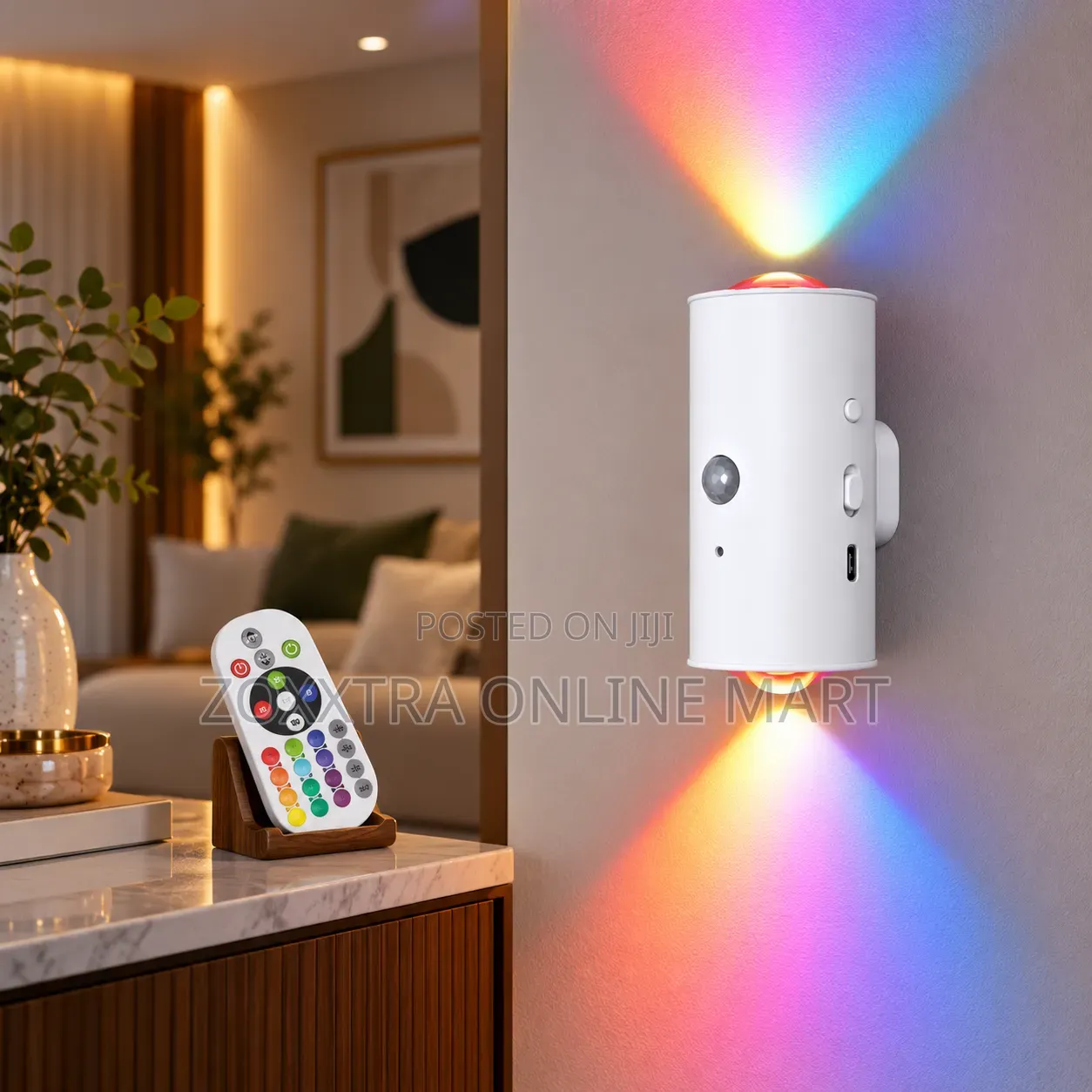 Smart Rechargeable Motion Sensor Night Light With Remote