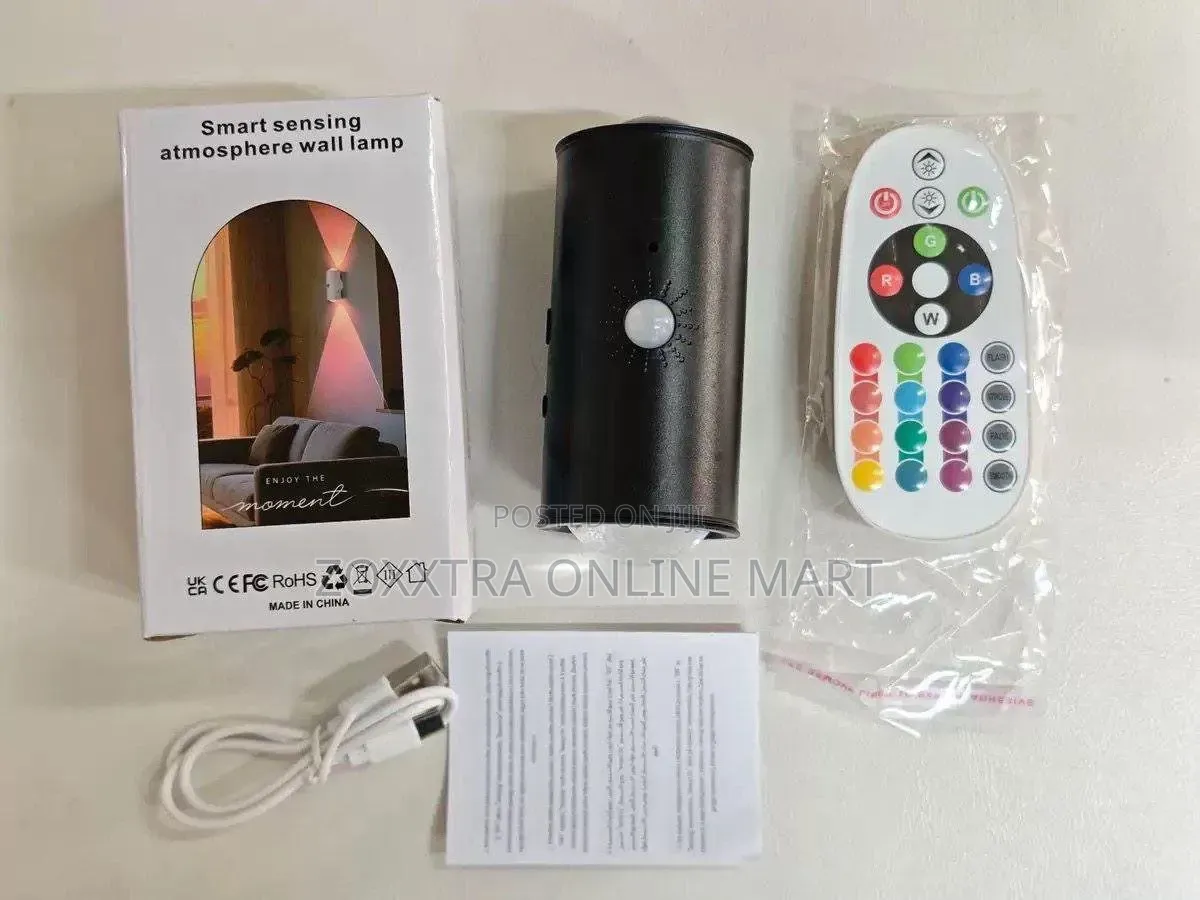 Smart Rechargeable Motion Sensor Night Light With Remote