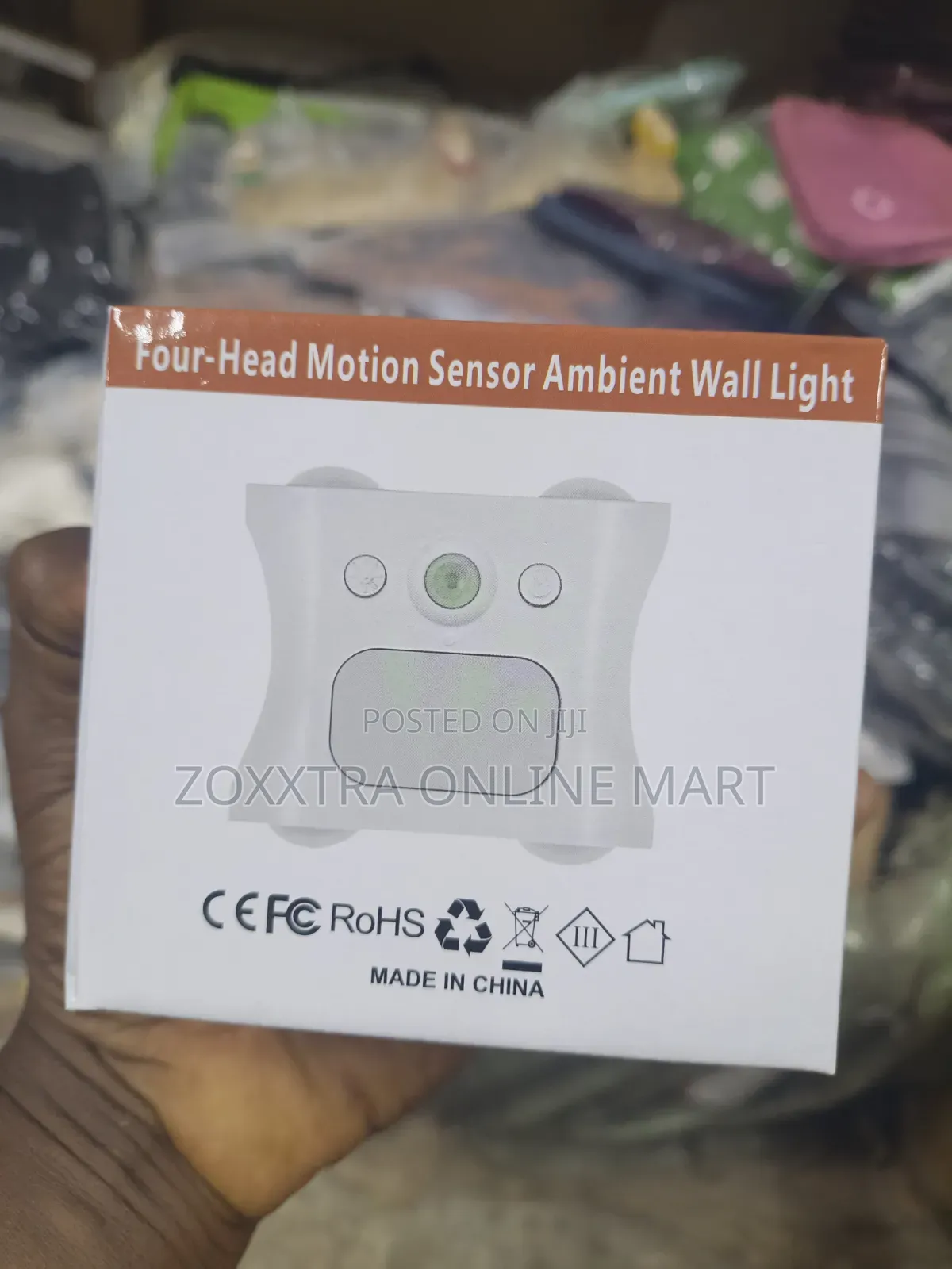 Four-Head Motion Sensor Ambient Wall Light