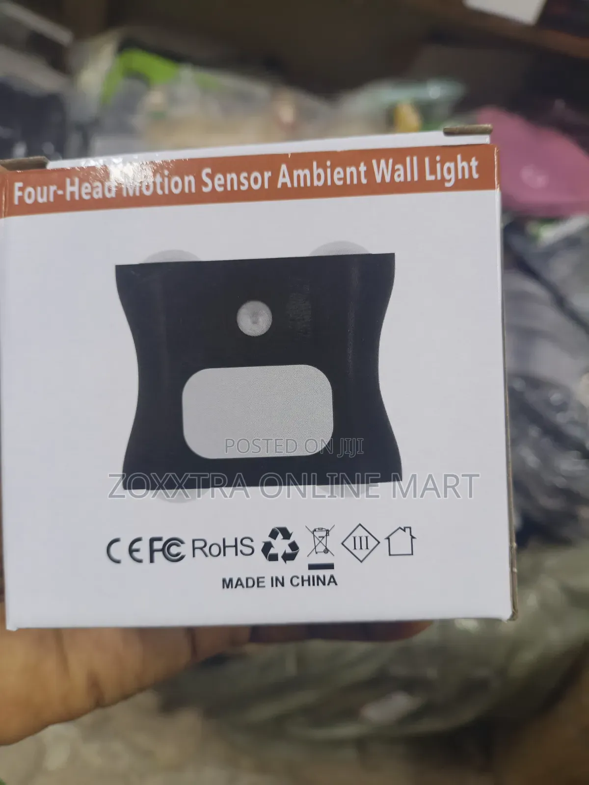 Four-Head Motion Sensor Ambient Wall Light