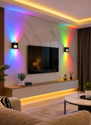 Four-Head Motion Sensor Ambient Wall Light