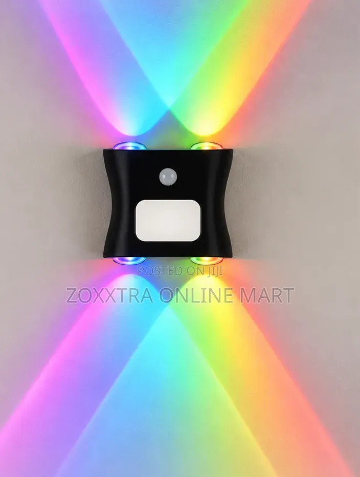 Four-Head Motion Sensor Ambient Wall Light