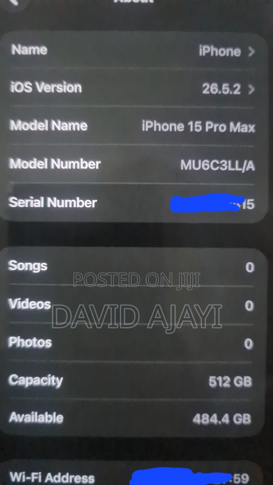 Apple iPhone 15 Pro Max 512 GB White