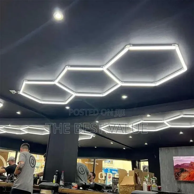 3 Hexagon LED Lights – Modern Decorative Lighting