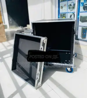 12u Heavy-Duty Flight Case Amp Rack With Wheels