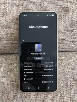 Samsung Galaxy S24 FE 128 GB Silver