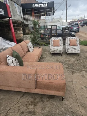 Luxury L-Shaped Sofa With Two Singles