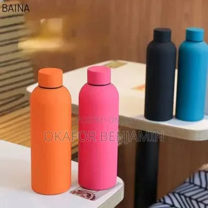 Soft Touch 500ml Stainless Double Wall Vacuum Flask Rubber Coating