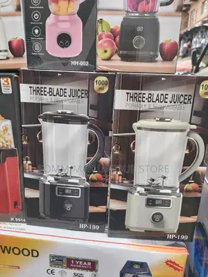 3 Brades Rechargeable Juicer Blendee 1000ml