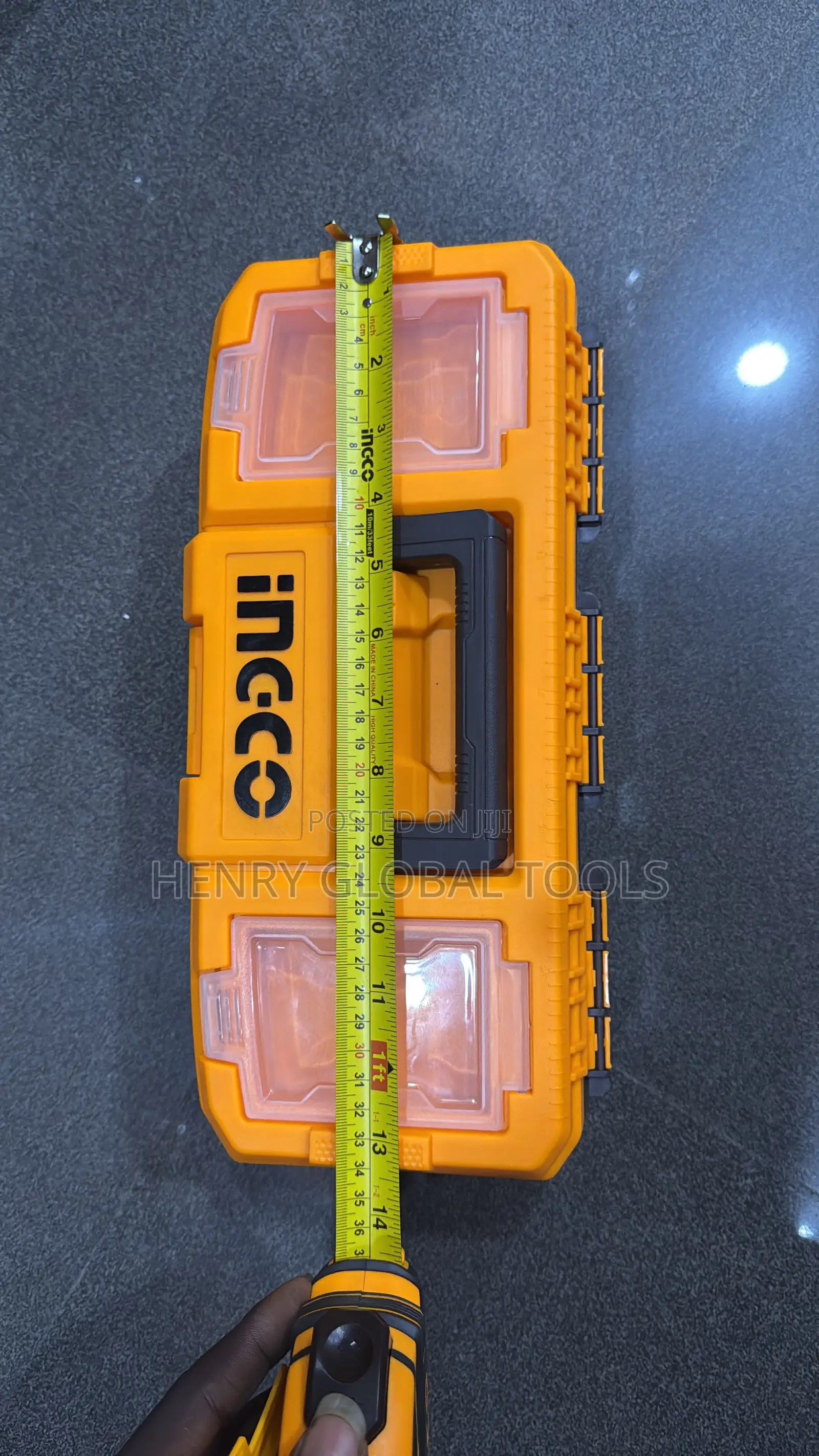 INGCO Heavy-Duty Tool Box – Portable Storage Case