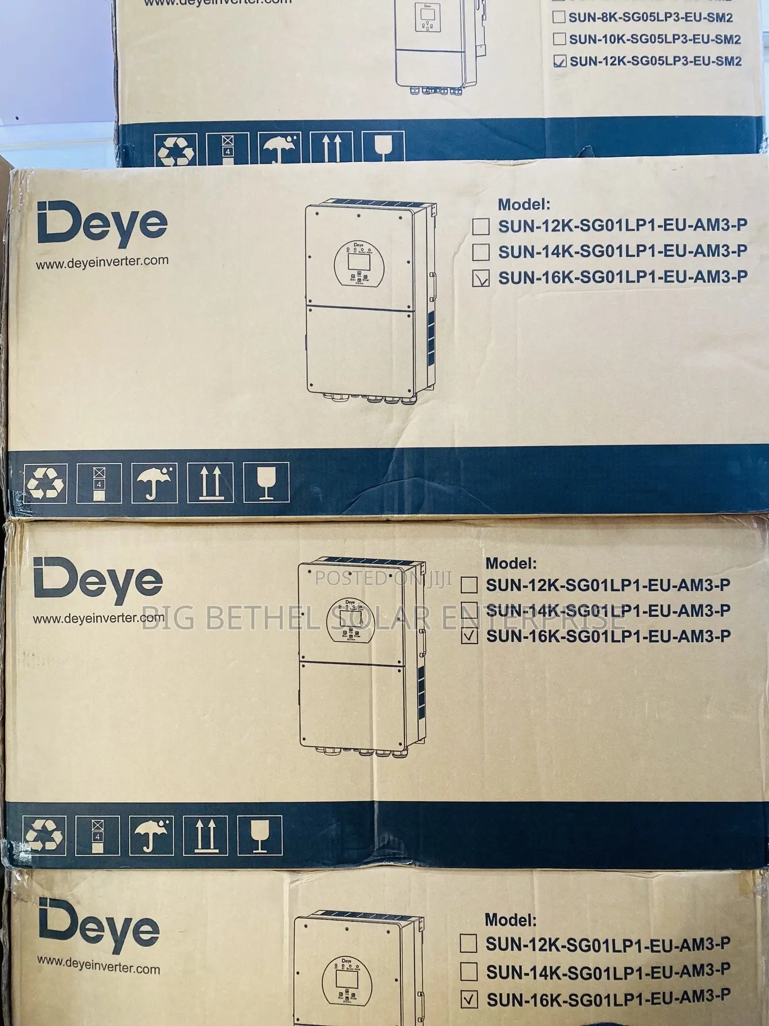 Deye 16kwh 3phase Inverter Solar Hybrid Inverter