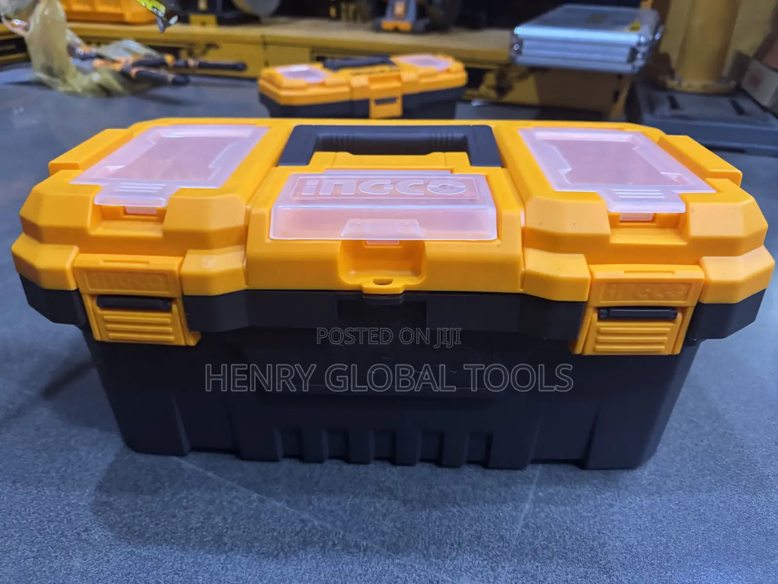INGCO Heavy-Duty Tool Box – Portable Storage Case