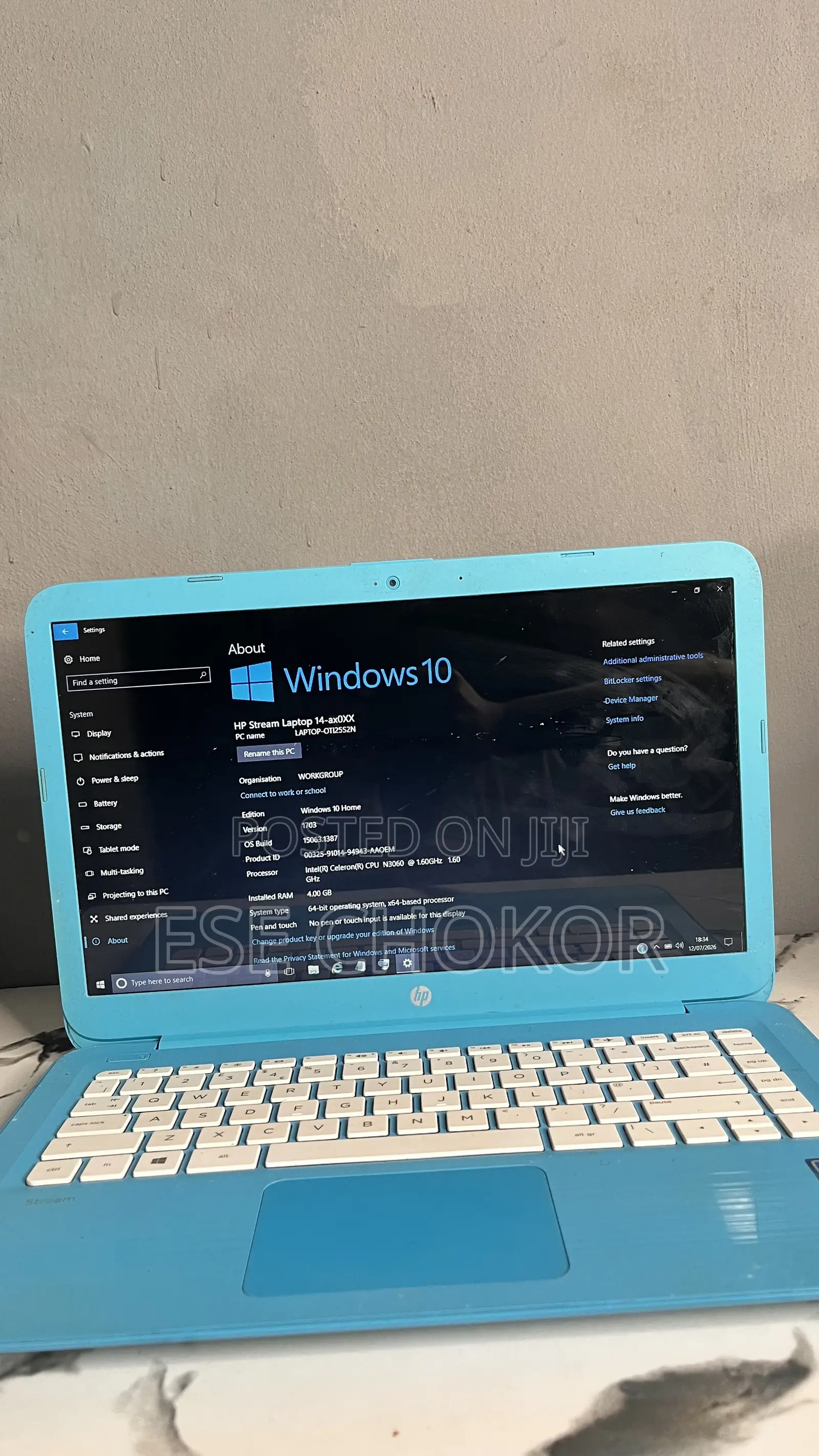 Laptop HP Stream 14 4GB Intel HDD 32GB