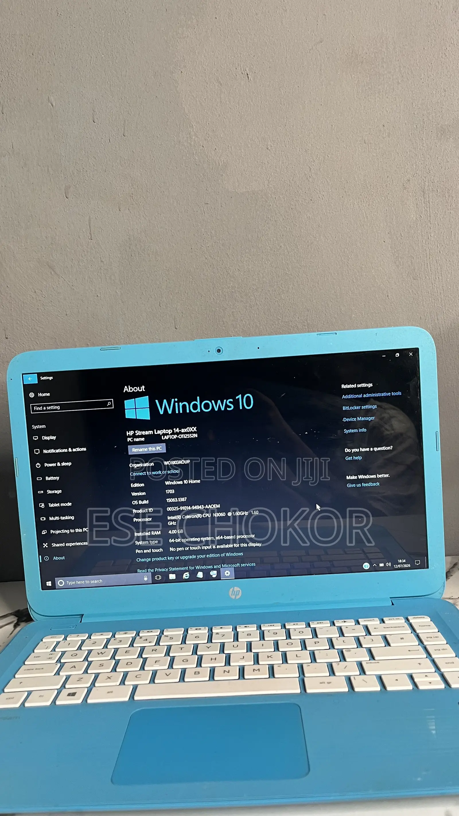 Laptop HP Stream 14 4GB Intel HDD 32GB