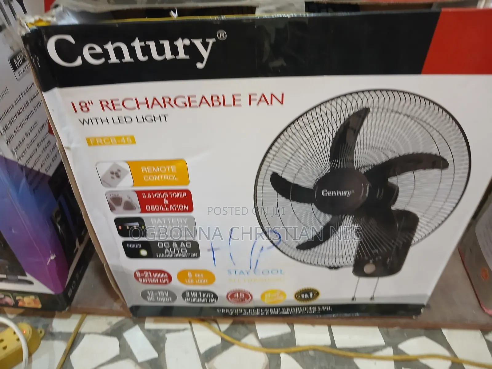 18inch Century Rechargeable Wall