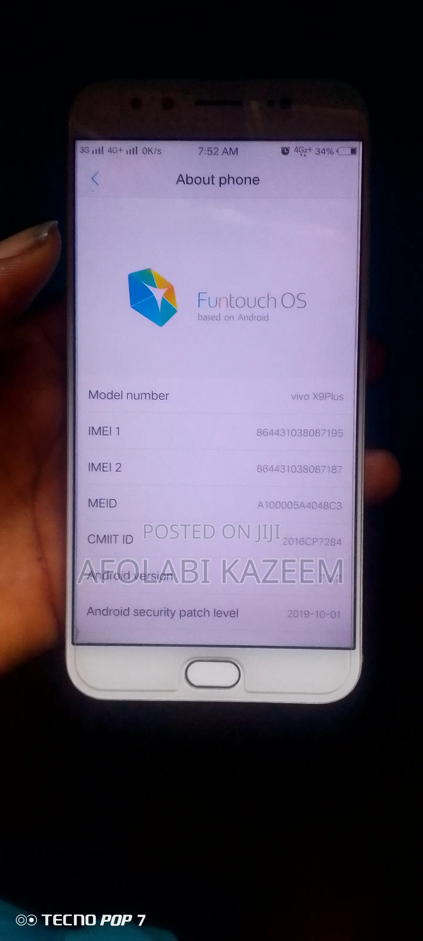 Vivo X9 Plus