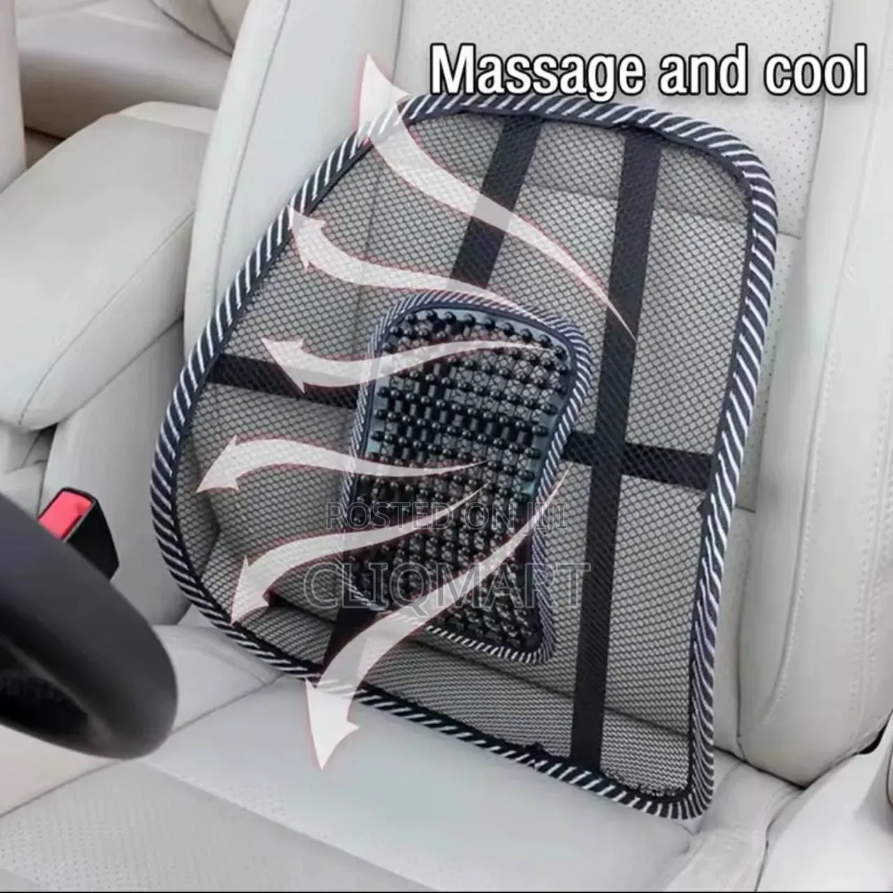 Breathable Mesh Back Pad – Lumbar Cushion for Car, Office, Home Chair