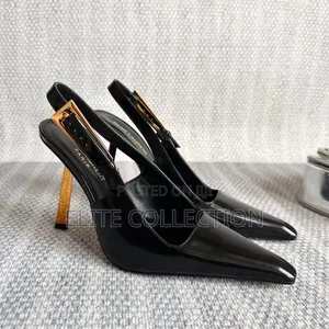 Saint Laurent PATRNT HEEL Size:37-42 Comes Fully Box With Carrier