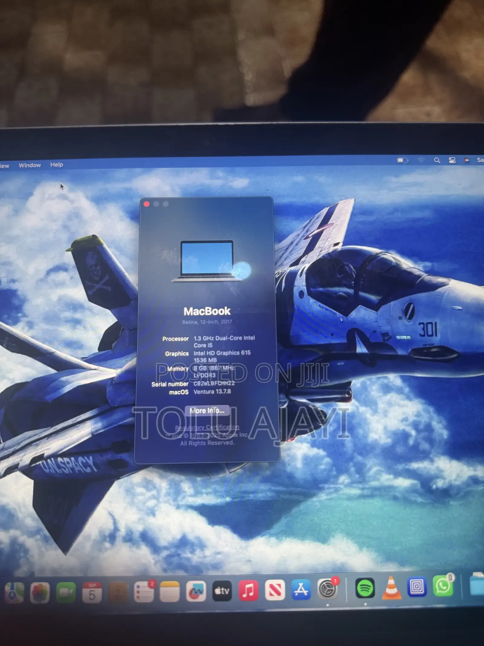 Laptop Apple MacBook 2017 8GB Intel Core i7 HDD 512GB