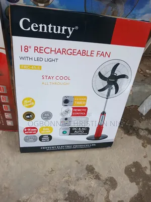 18inch Century Rechargeable Fan