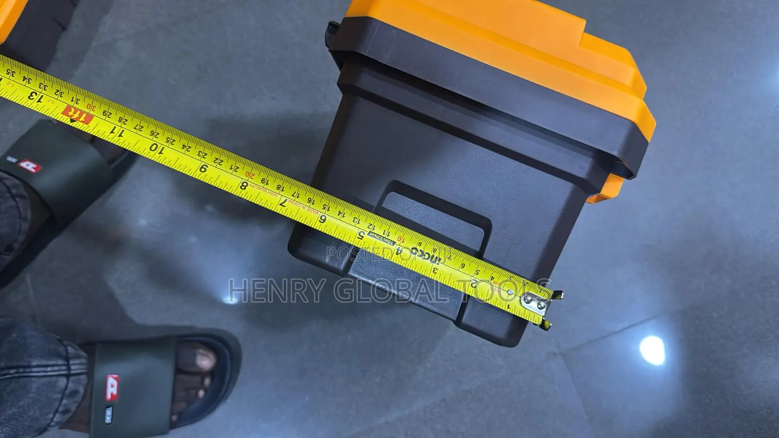INGCO Heavy-Duty Tool Box – Portable Storage Case