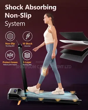 2.5HP Walking Pad–Manual Incline Treadmill 12KM Speed, Bluetooth 130Kg