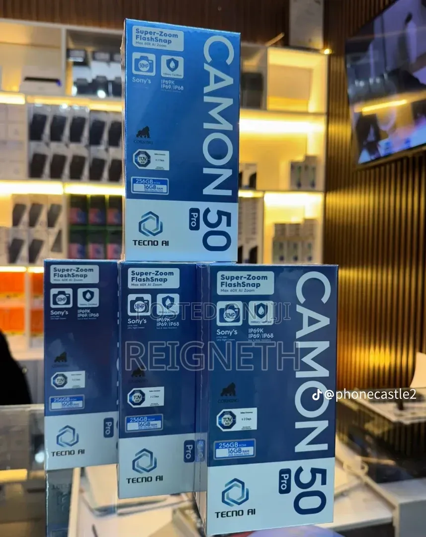 New Tecno Camon 50 Pro 256 GB