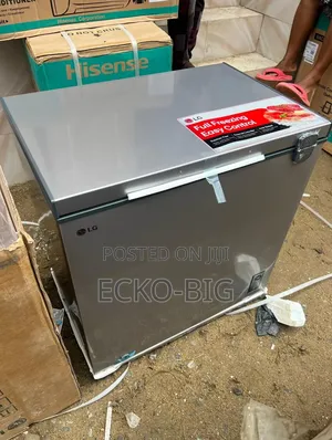LG Chest Freezer With a Red Full Freezing Easy Control