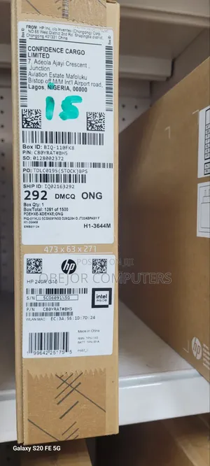 New Laptop HP 250 G10 8GB Intel Core i5 SSD 512GB