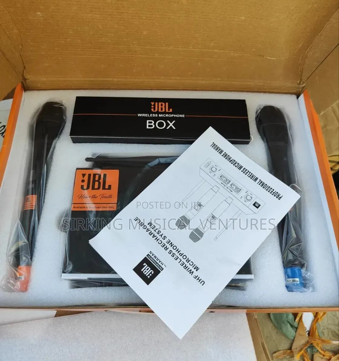 Vm-1000 JBL Wireless Microphone 2handle 200 Meters Range