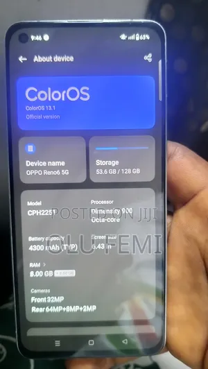 Oppo Reno 5 256 GB Silver