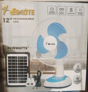 Eimlite Rechargeable Table Fan "12" Inches