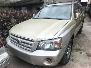 Toyota Highlander Limited V6 2005 Gold