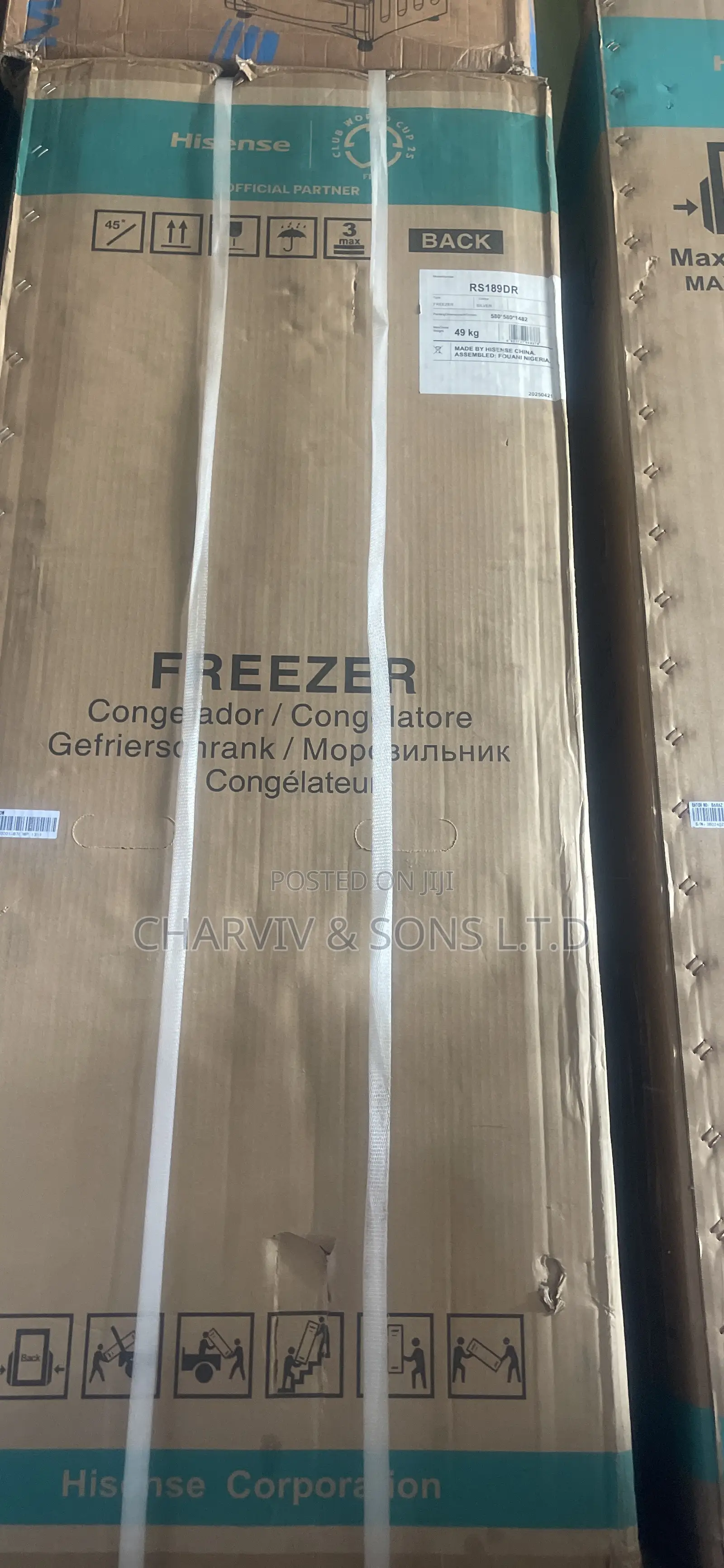 Hisense Standing Freezer