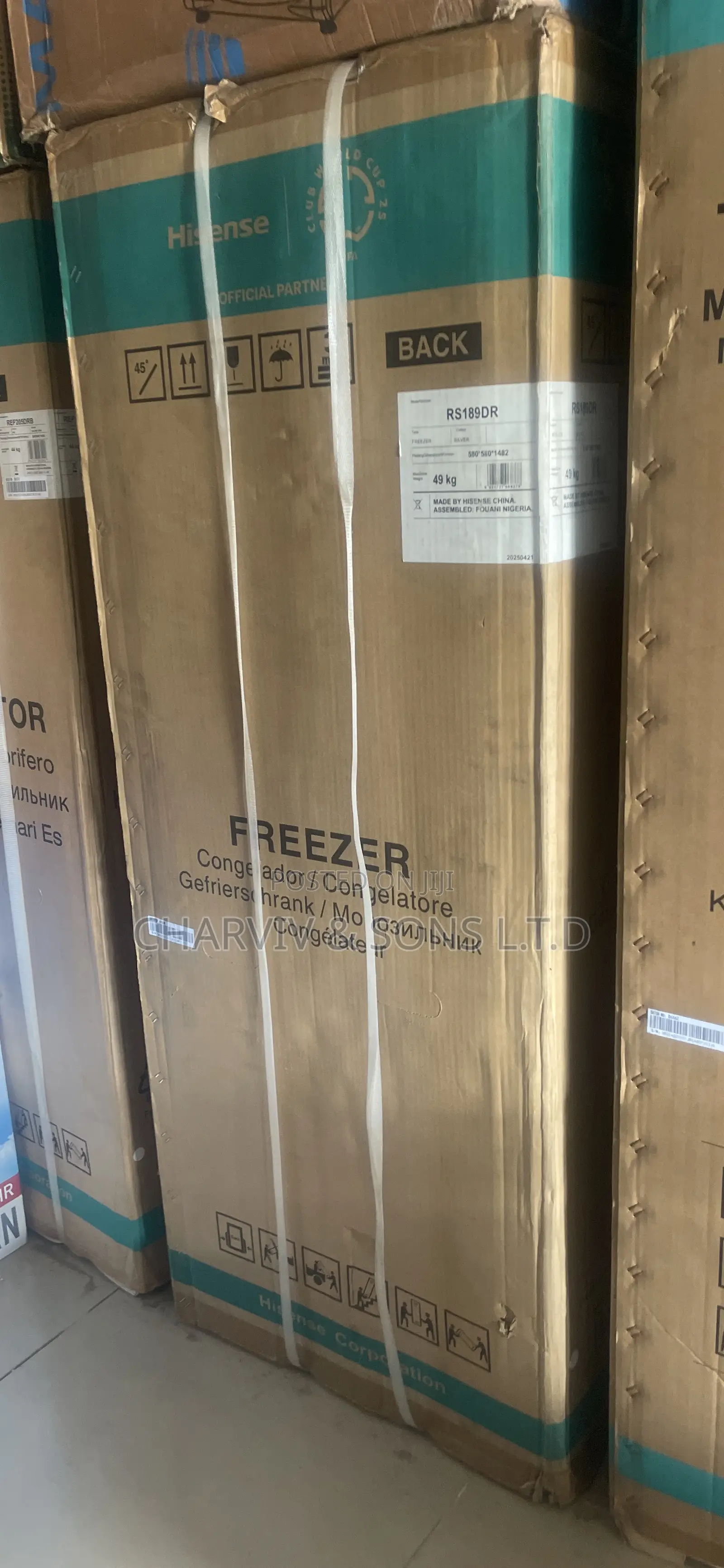 Hisense Standing Freezer