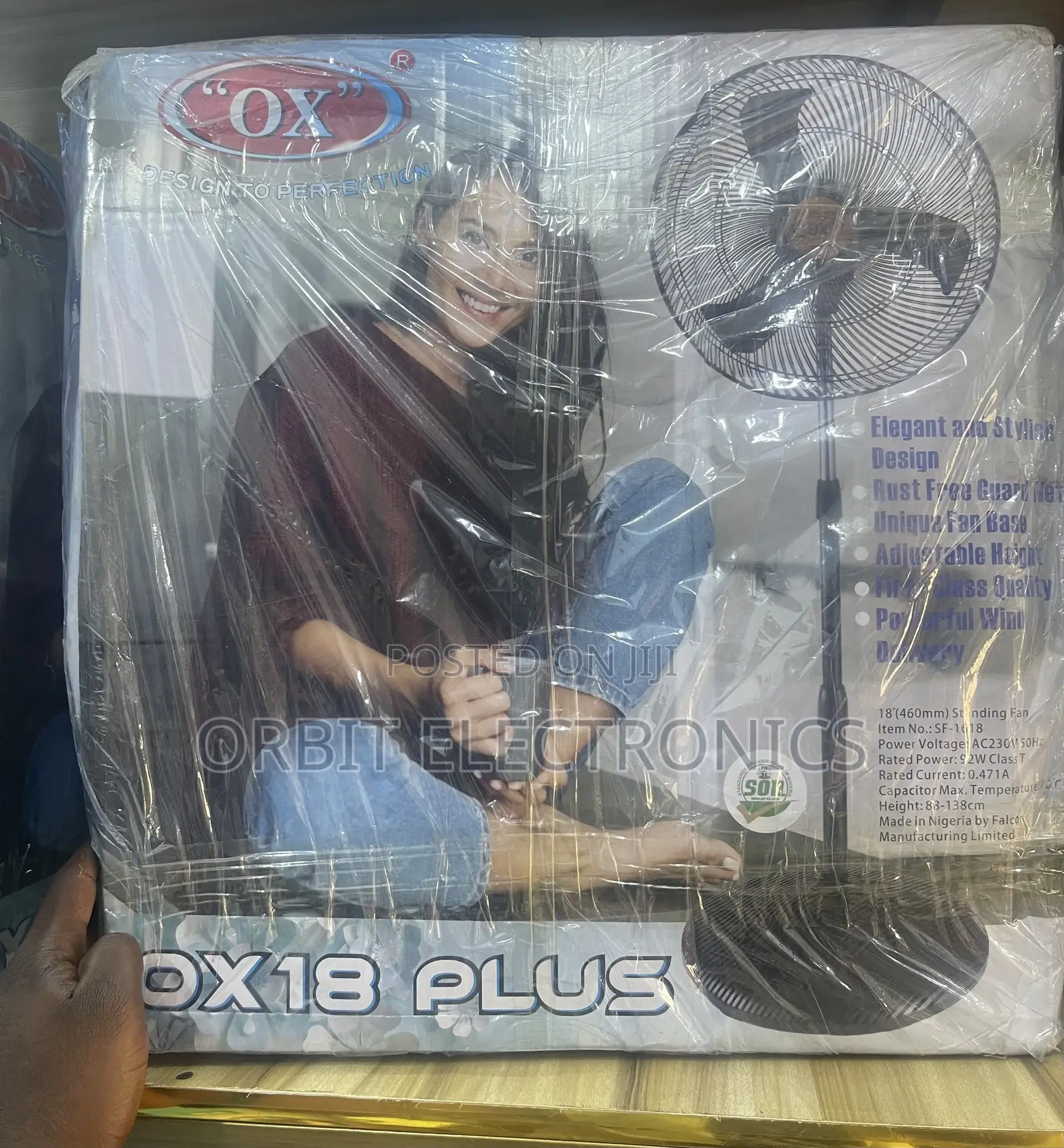 Plastic Standing Fan