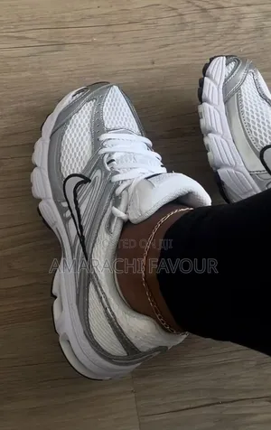 Trendy Chunky Sneakers White Silver | Luxury Shoes - Sizes 37-43