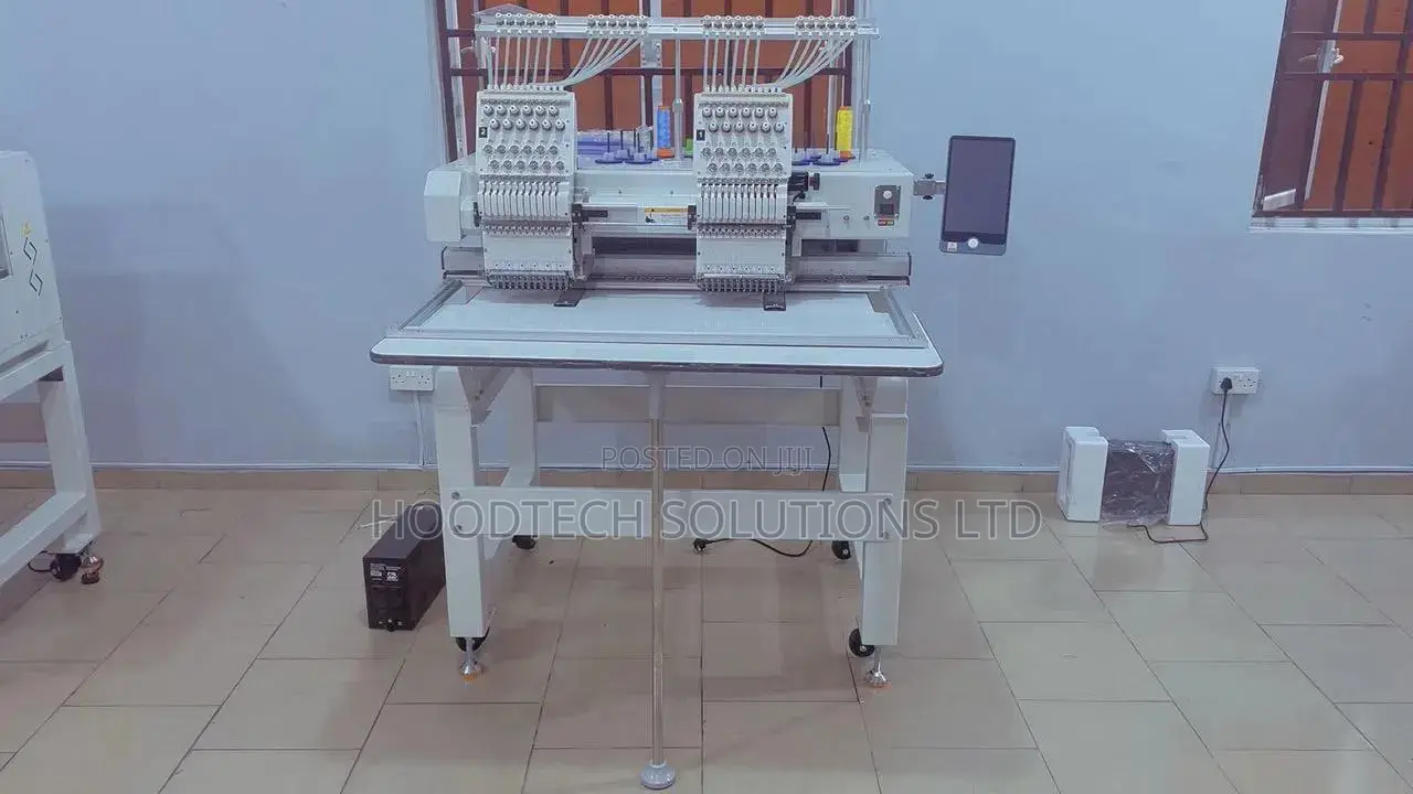 2 Heads Embroidery Machine