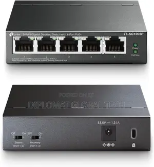 TP-Link Tl-Sg1005p, 5 Port Gigabit Poe Switch, 4 Poe+ Ports at 65w